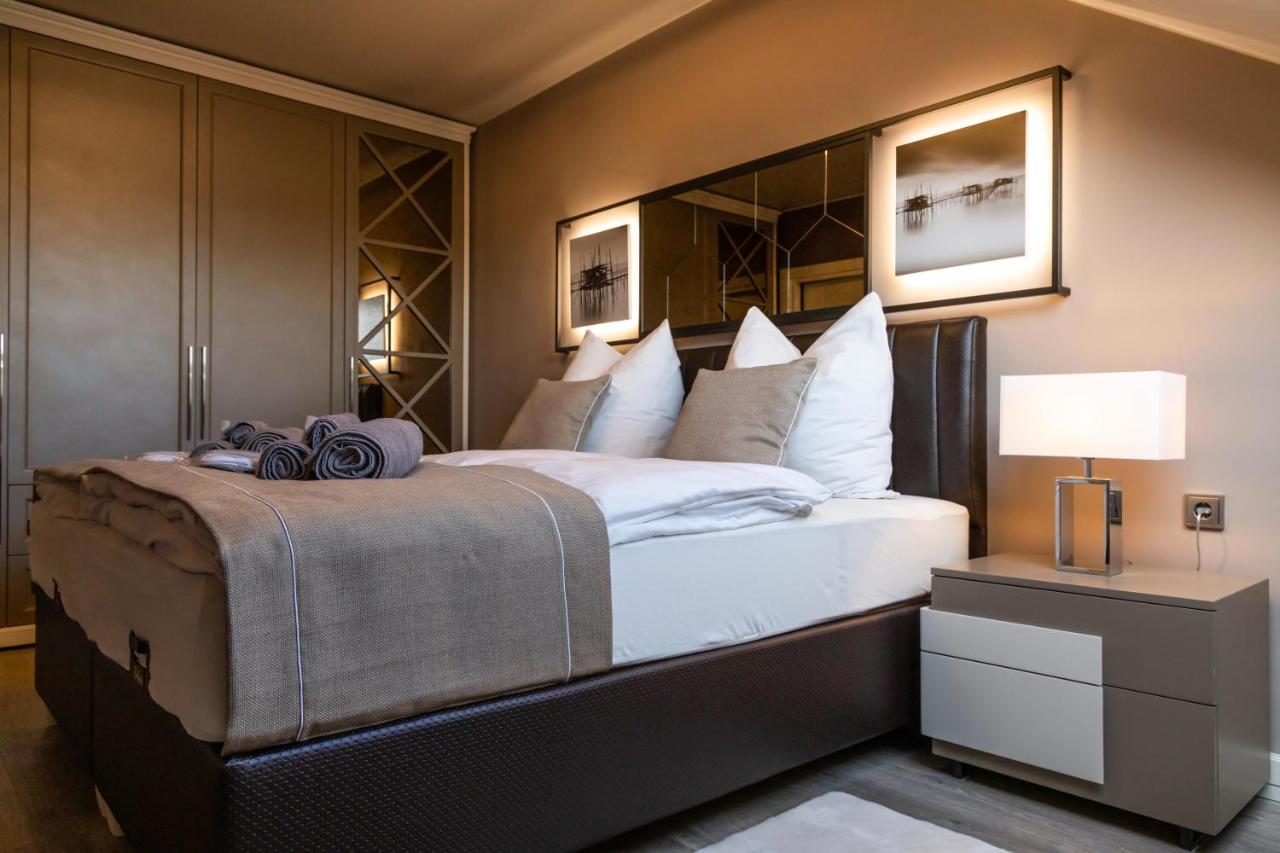 Deluxe Apartment Mit Tiefgarage In Naehe Messe-Bmw-Porsche-Dhl-Flughafen-Flugzeugwerk Der Deutsche Aircraft Lipsko Exteriér fotografie